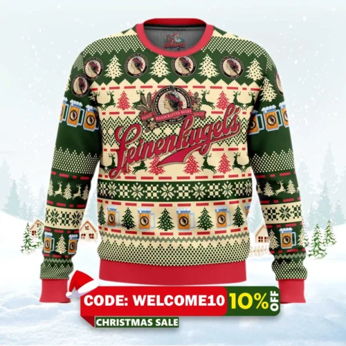 leinenkugel's beer ugly christmas sweater 1