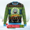 let's get schwifty! rick and morty ugly christmas sweater 1