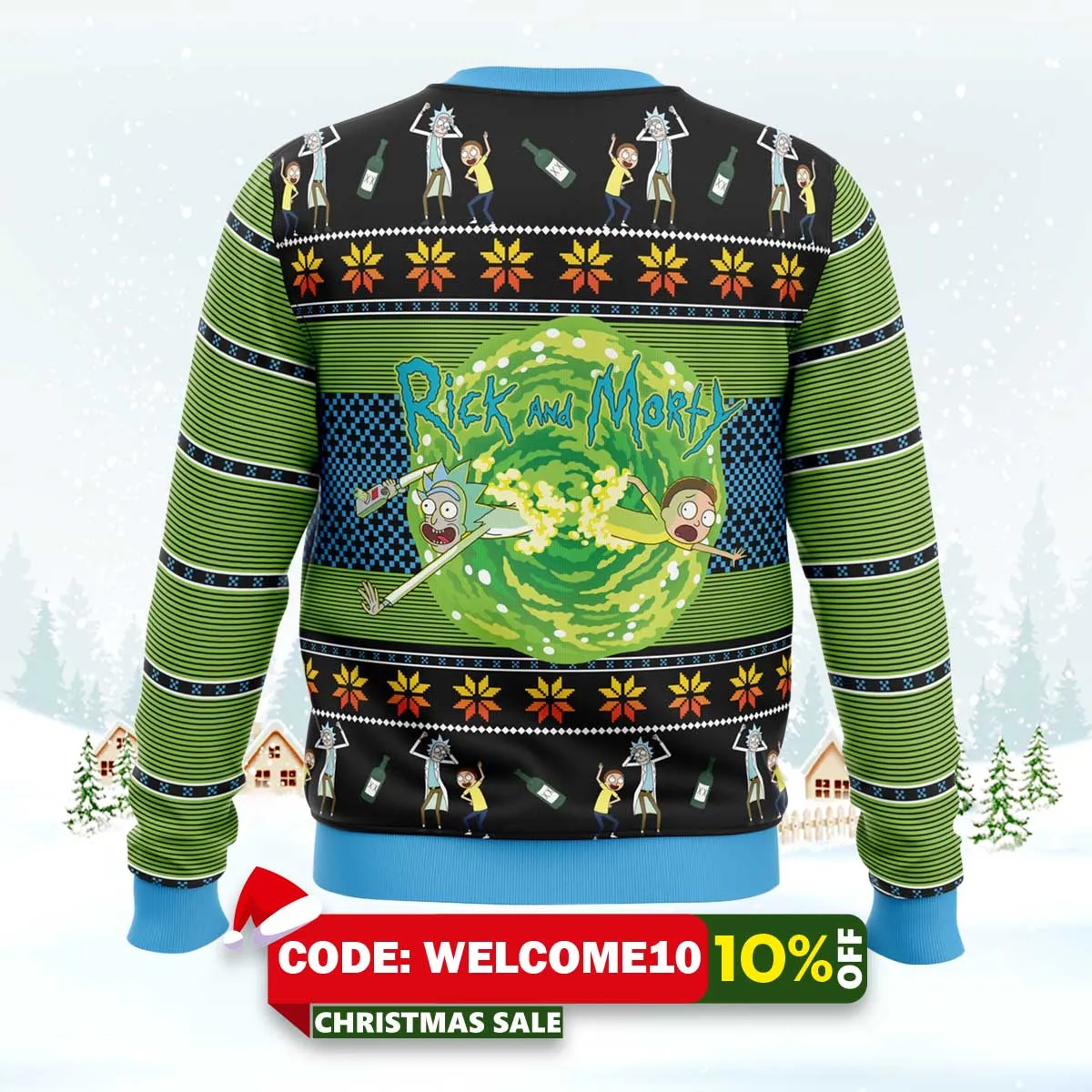 let's get schwifty! rick and morty ugly christmas sweater 2 let's get schwifty! rick and morty ugly christmas sweater 2