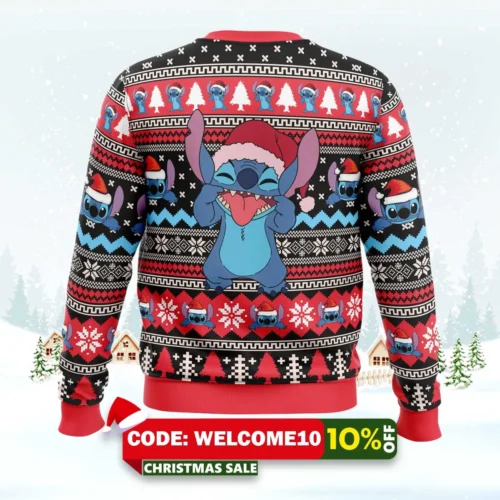 lilo and stitch ugly christmas sweater 2