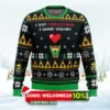 link to my heart legend of zelda ugly christmas sweater 1