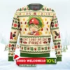 lord of the fries the devil is a part timer ugly christmas sweater 1