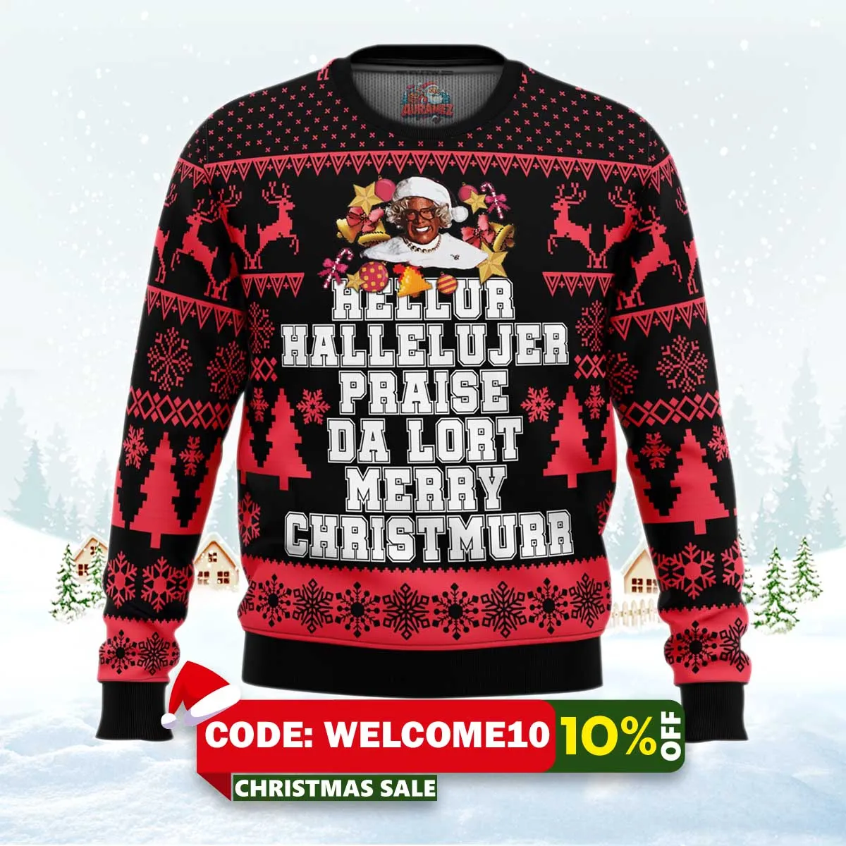 madea show ugly christmas sweater 1 madea show ugly christmas sweater 1