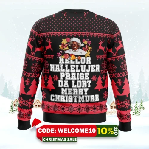 Madea Show Ugly Christmas Sweater 1 madea show ugly christmas sweater 2