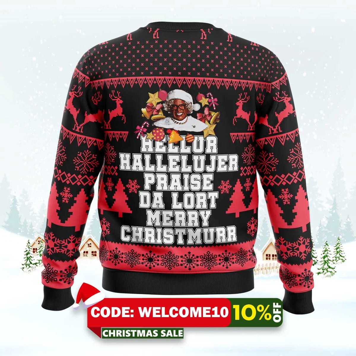 madea show ugly christmas sweater 2 madea show ugly christmas sweater 2