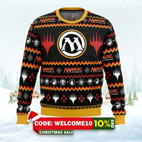 magic arena v2 magic the gathering ugly christmas sweater 1