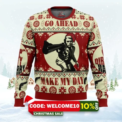 make my day ugly christmas sweater 1