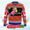 mario bowser's castle ugly christmas sweater 1