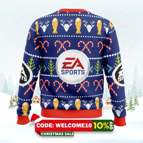 mbappe ea sports fifa ugly christmas sweater 2