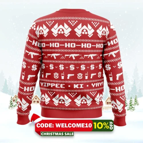 mcclane winter die hard ugly christmas sweater 2