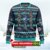 mega man 2 bosses ugly christmas sweater 1