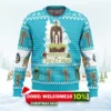 merry christmas castle in the sky ugly christmas sweater 1