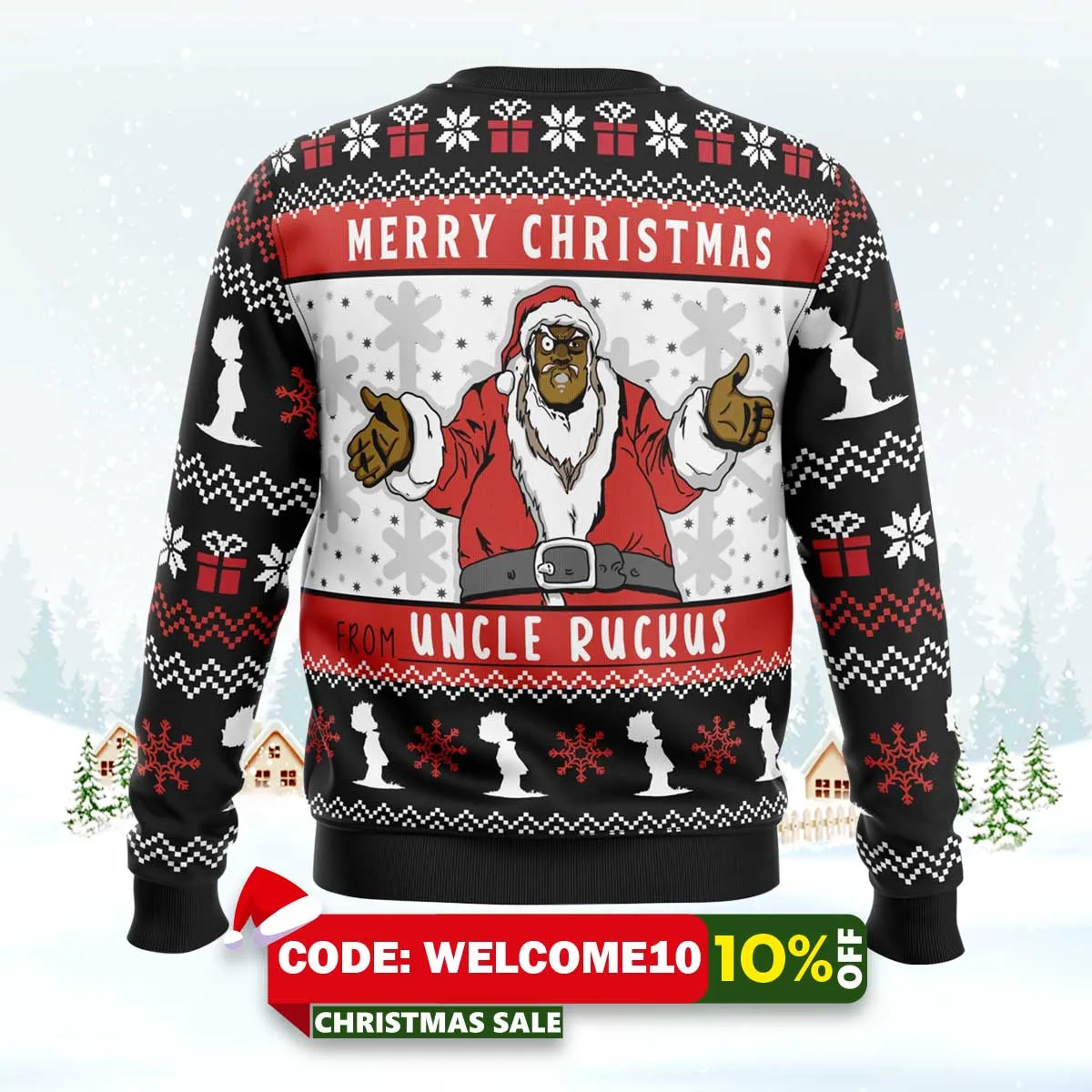 merry christmas from uncle ruckus ugly christmas sweater 2 merry christmas from uncle ruckus ugly christmas sweater 2
