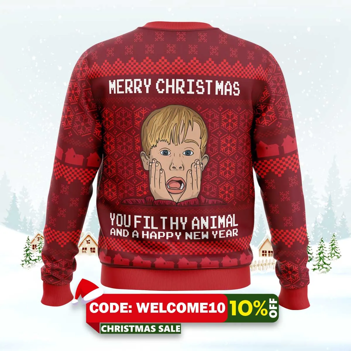 merry christmas home alone ugly christmas sweater 2 merry christmas home alone ugly christmas sweater 2