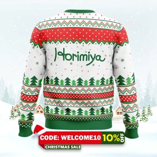 Merry Christmas Horimiya Ugly Christmas Sweater 1 merry christmas horimiya ugly christmas sweater 2