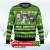 merry christmas log horizon ugly christmas sweater 1