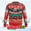 merry christmas nightmares of halloween ugly christmas sweater 1