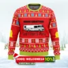 merry christmas shitter's full ugly christmas sweater 1