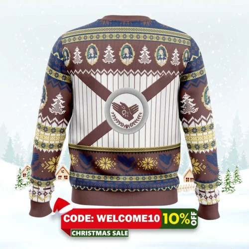 merry christmas violet evergarden ugly christmas sweater 2