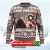 merry christmas watashi kininarimasu ugly christmas sweater 1