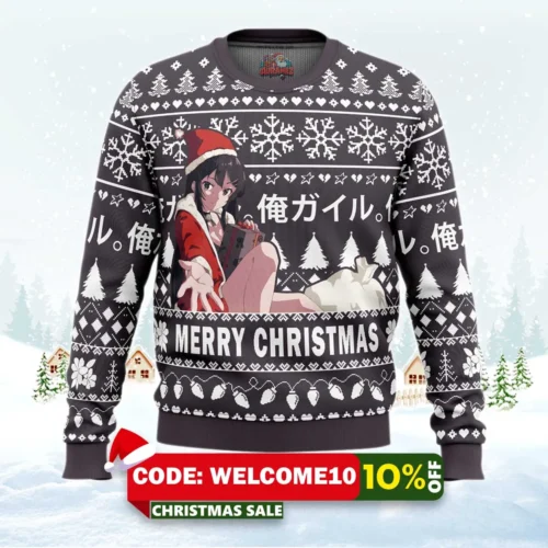 merry christmas yukino my teen romantic comedy snafu ugly christmas sweater 1