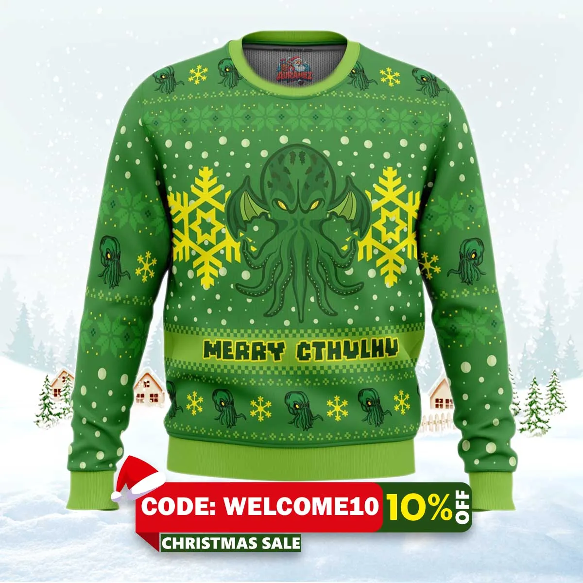 merry cthulhu ugly christmas sweater 1 merry cthulhu ugly christmas sweater 1