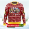 merry mugiwara pirates one piece ugly christmas sweater 1