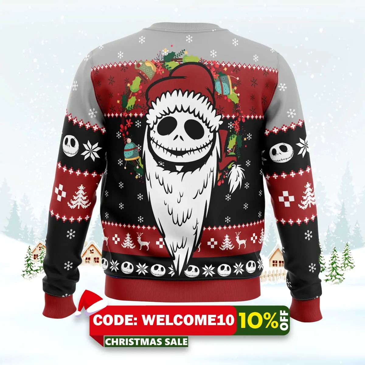 merry nightmare the nightmare before christmas ugly christmas sweater 2 merry nightmare the nightmare before christmas ugly christmas sweater 2