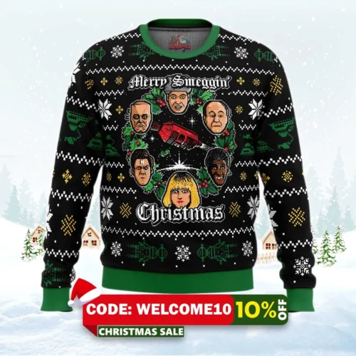 merry smeggin' christmas red dwarf ugly christmas sweater 1