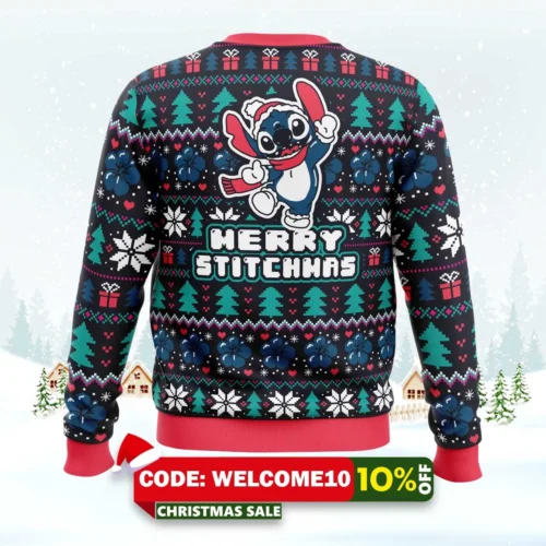 merry stitchmas stitch ugly christmas sweater 2