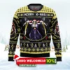 merry x mass ainz ooal gown overlord ugly christmas sweater 1