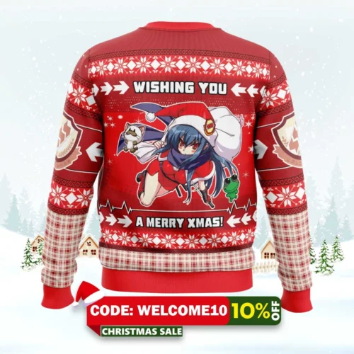 Merry Xmas Shiina Angel Beats Ugly Christmas Sweater 1 merry xmas shiina angel beats ugly christmas sweater 2