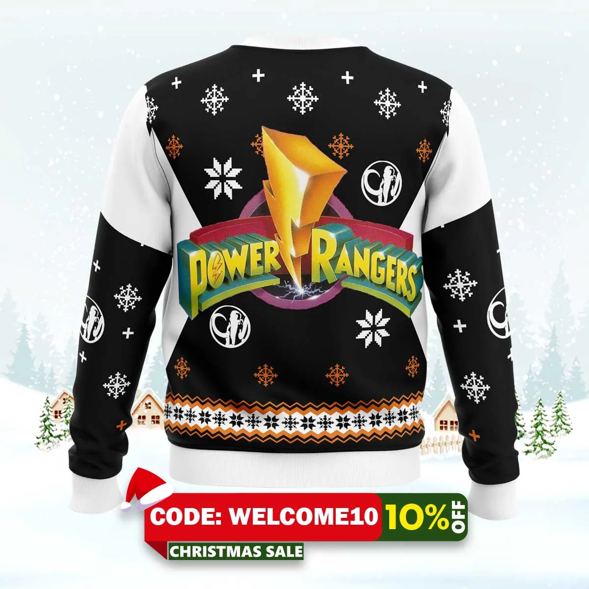 mighty morphin power rangers black ugly christmas sweater 2 mighty morphin power rangers black ugly christmas sweater 2