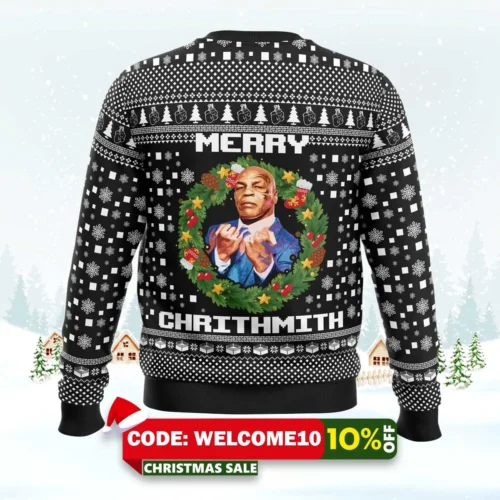 mike tyson ugly christmas sweater 2