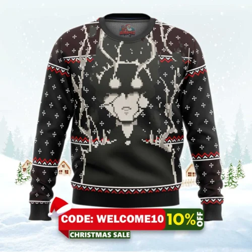 mob psycho 100 rage ugly christmas sweater 1