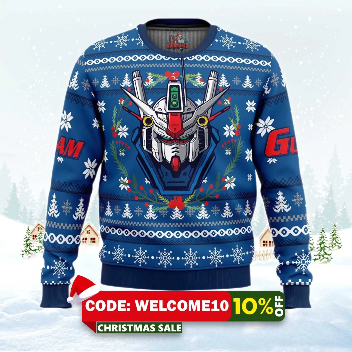 mobile suit rx 78 gundam ugly christmas sweater 1 mobile suit rx 78 gundam ugly christmas sweater 1