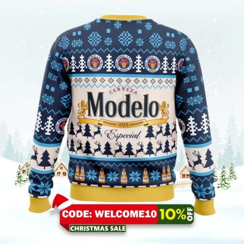 Modelo Especial Beer Ugly Christmas Sweater 1 modelo especial beer ugly christmas sweater 2