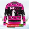 monokuma despair danganronpa ugly christmas sweater 1
