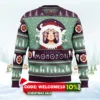 mononoke hime ugly christmas sweater 1