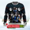 mortal kombat sub zero ugly christmas sweater 1