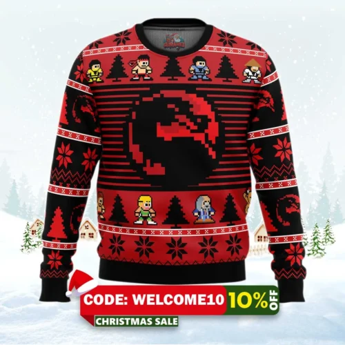 mortal kombat ugly christmas sweater 1