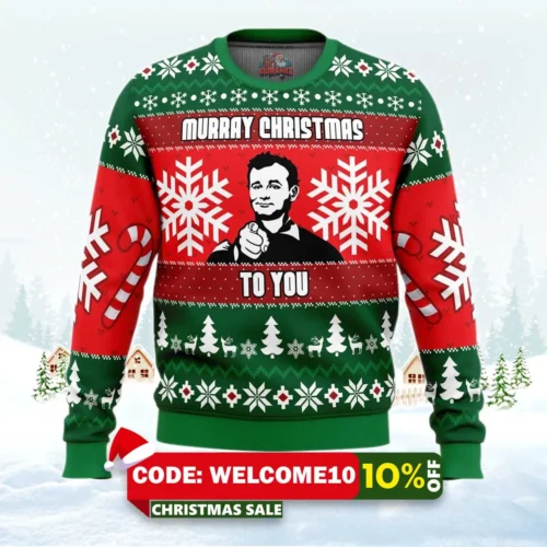 murray christmas ugly christmas sweater 1
