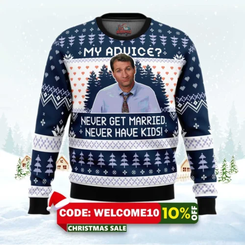 my advice ugly christmas sweater 1