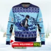 my hero academia dabi blueflame ugly christmas sweater 1