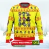 my hero academia students ugly christmas sweater 1