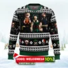 my hero academia top 3 ugly christmas sweater 1