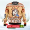 my neighbor totoro friends ugly christmas sweater 1