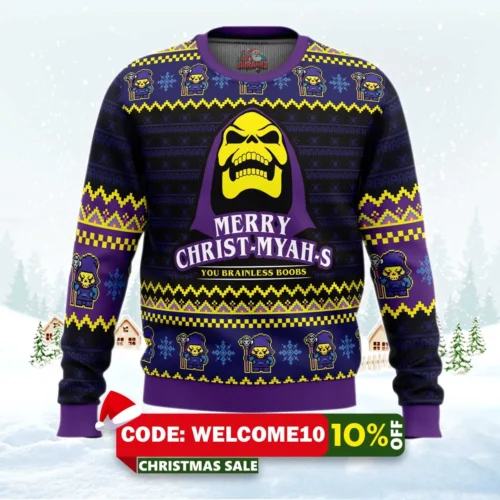 myah rry christ myahs he man ugly christmas sweater 1
