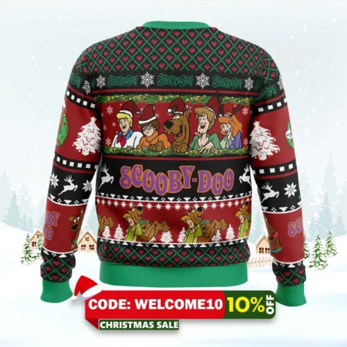 Mystery Inc Christmas Scooby Doo Ugly Christmas Sweater 1 mystery inc christmas scooby doo ugly christmas sweater 2