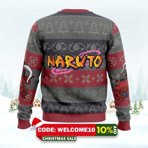 naruto jiraiya ugly christmas sweater 2